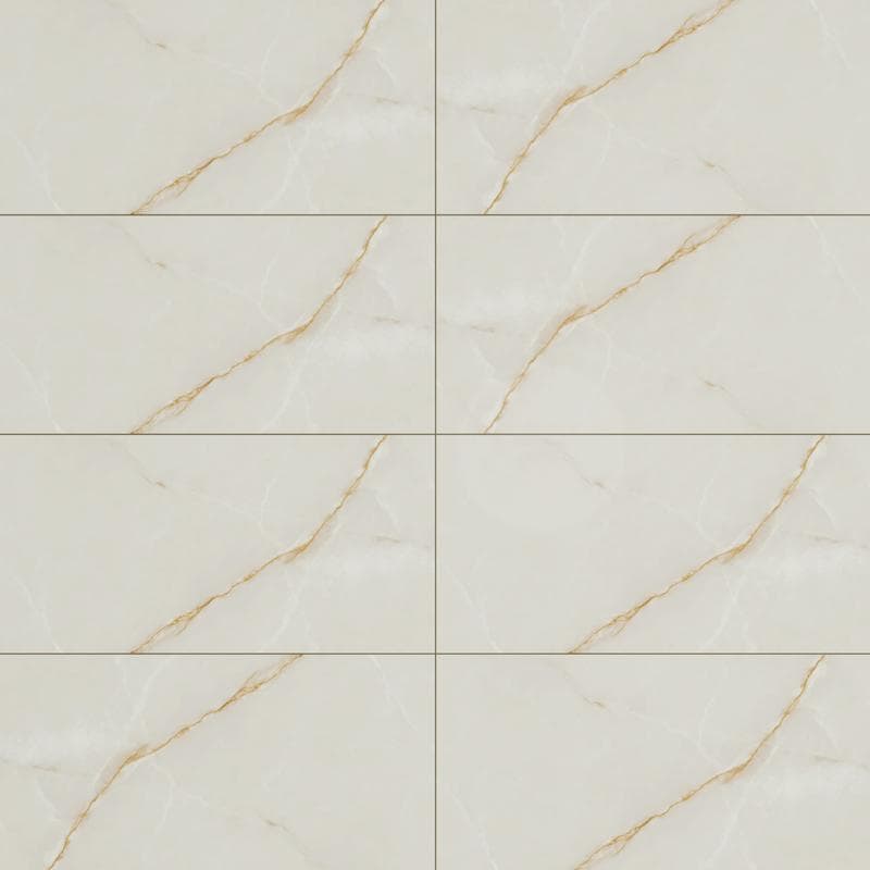 12x24 Rectified Marble Onice Supreme Marfil - Image 1