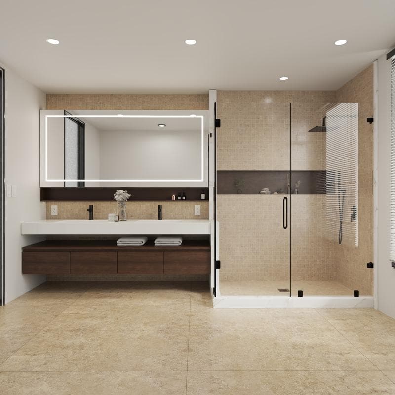 12x12 Mosaic Serena Crosscut Moka - Image 2