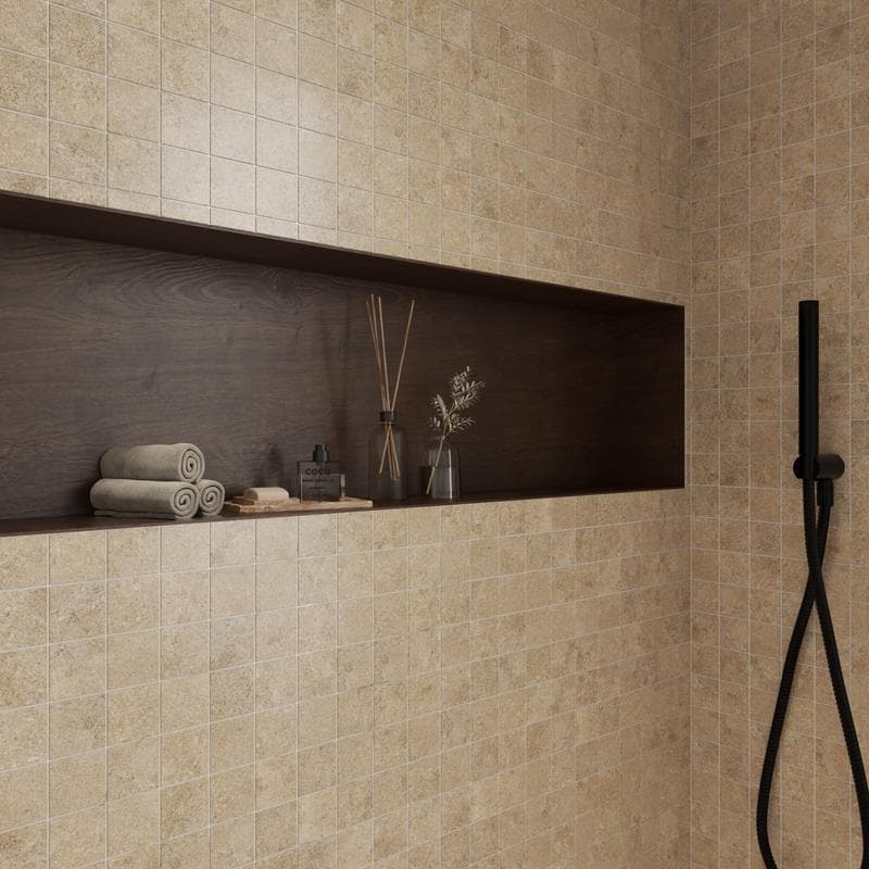 12x12 Mosaic Serena Crosscut Moka - Image 9