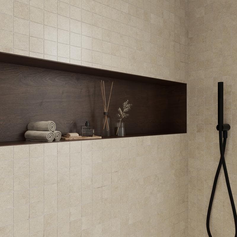 12x12 Mosaic Serena Crosscut Bone - Image 9