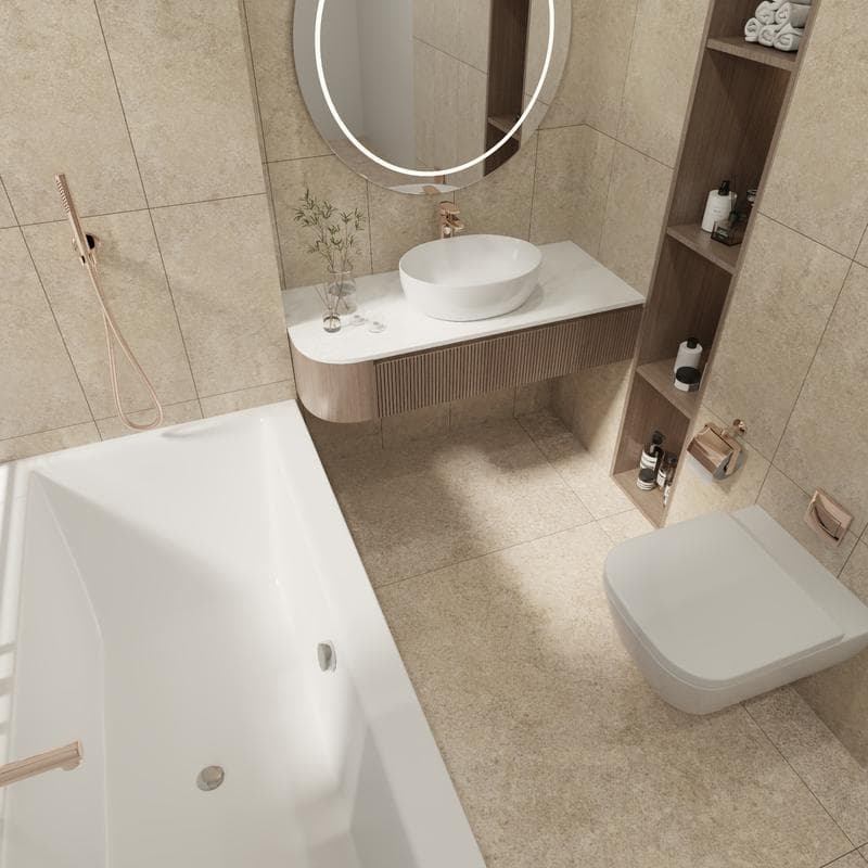 48x48 Rectified Serena Crosscut Moka - Image 8