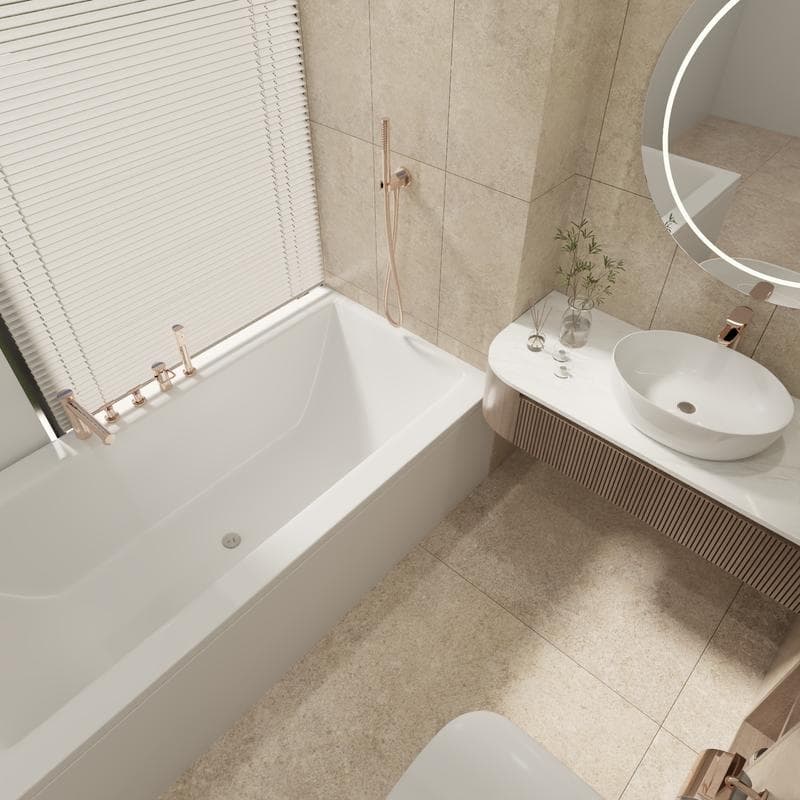 48x48 Rectified Serena Crosscut Moka - Image 9