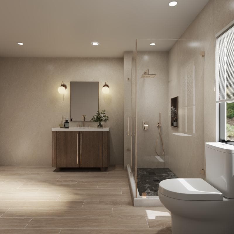 XL Slabs Riviere 48x110 Rectified Riviere Rigato Beige - Image 2