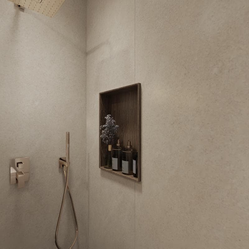 XL Slabs Riviere 48x110 Rectified Riviere Rigato Beige - Image 9