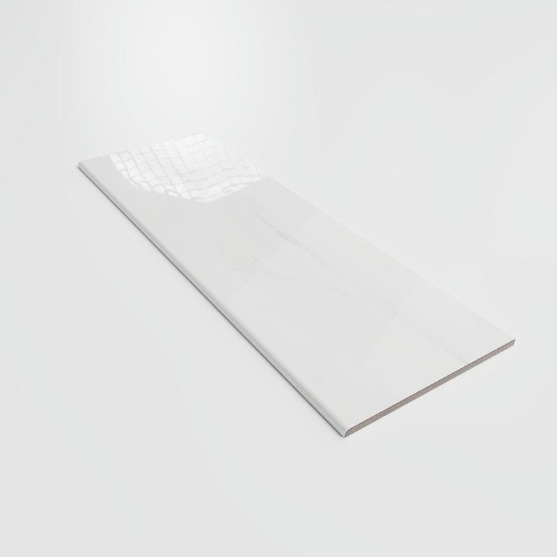 Lassa White 3x12 Bullnose - Image 2