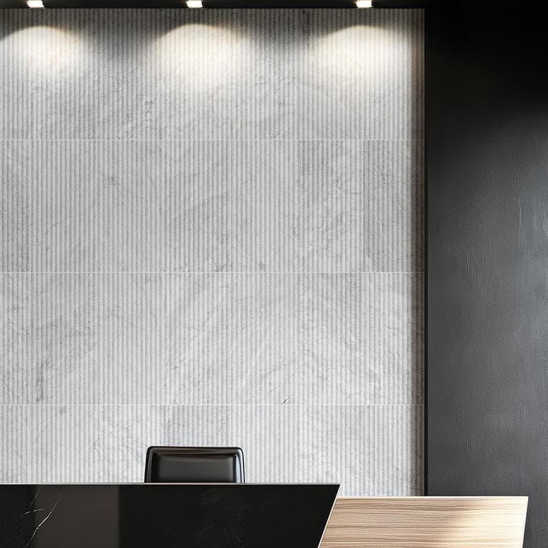 MSI Carrara White Milano Ribbo 12x24 Honed - Image 6