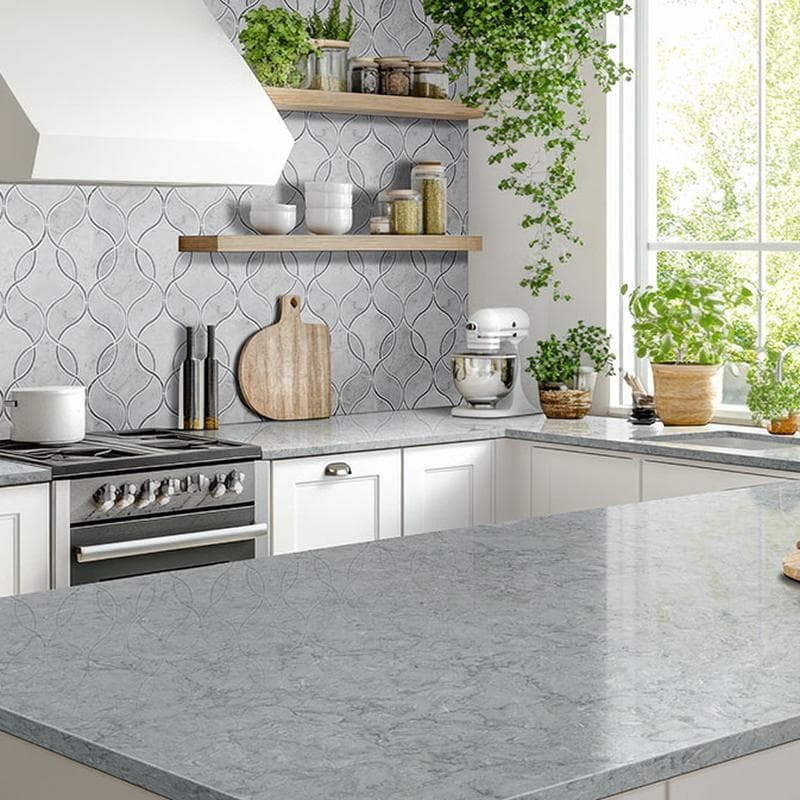 MSI Carrara White Ellipsis Polished - Image 2