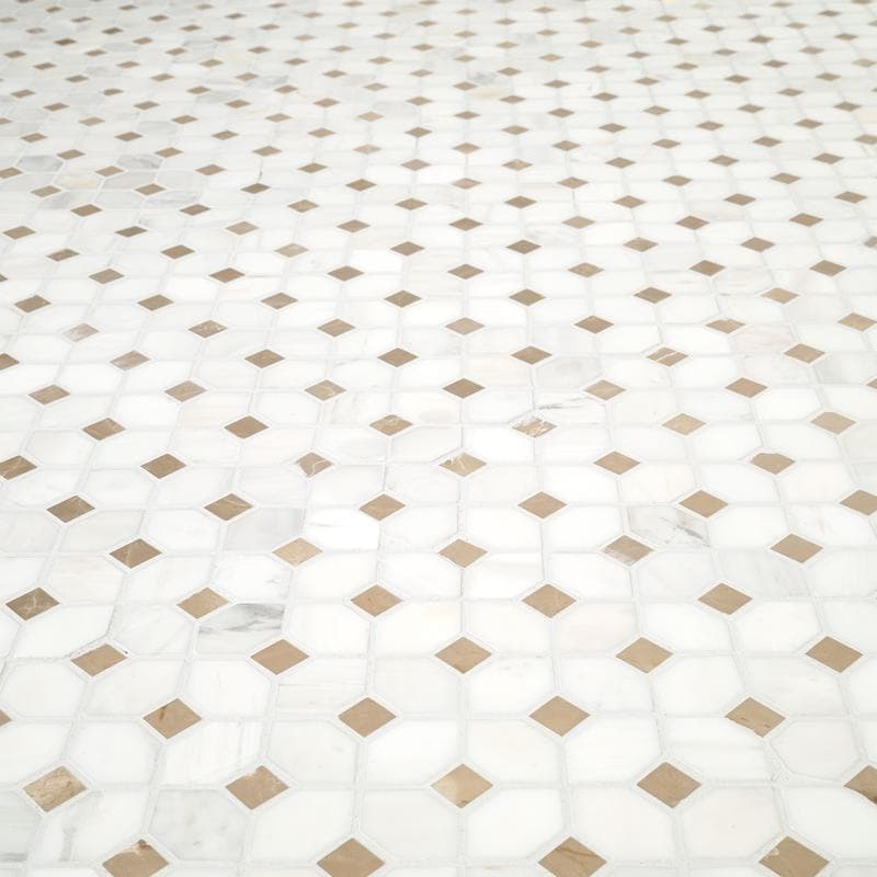 MSI Bianco Dolomite Crema Dotty Mosaic - Image 2