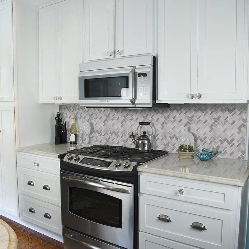 MSI Greecian White Herringbone Mosaic - Image 2