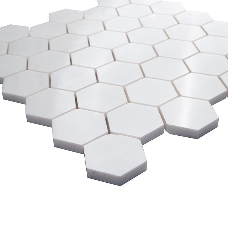 MSI Bianco Dolomite Hexagon Mosaic - Image 3