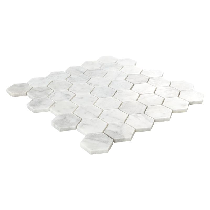 MSI Carrara White 2" Hexagon Honed - Image 3