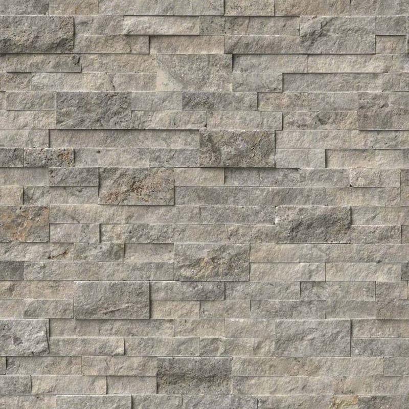 MSI Silver Travertine Ledger Corner - Image 1