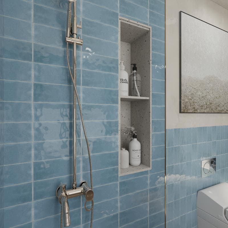 Maiolica Bright Blue Steel 4x10 - Image 10