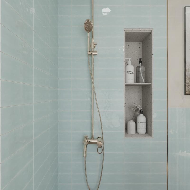 Maiolica Bright Aqua 4x10 - Image 8