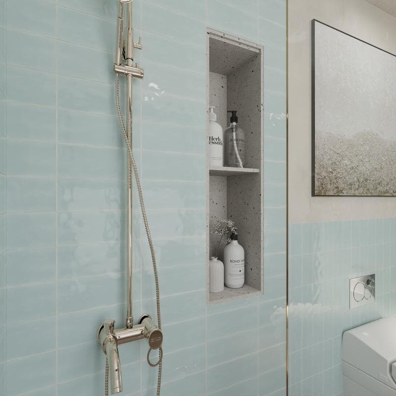 Maiolica Bright Aqua 4x10 - Image 10