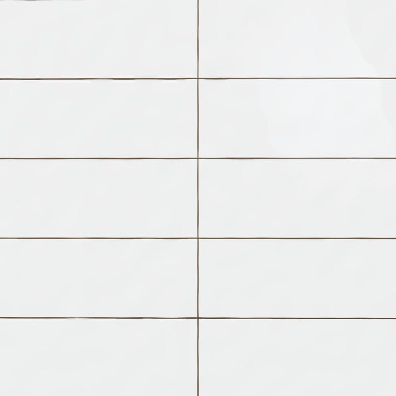 Maiolica Bright White 4x10 - Image 1