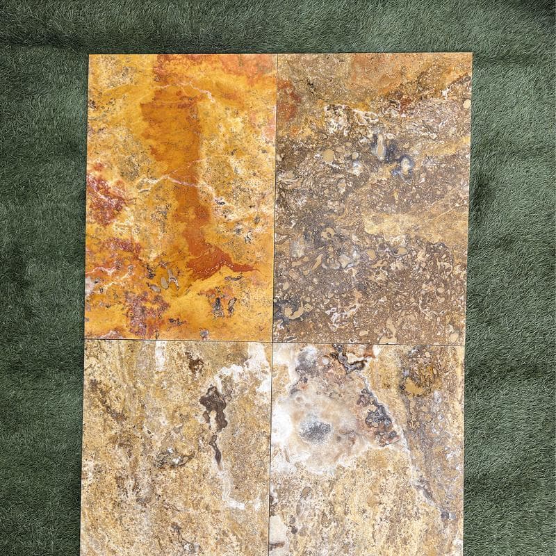 Autumn Leaves Split Face 6x24 Ledger Panel Flats - Image 7