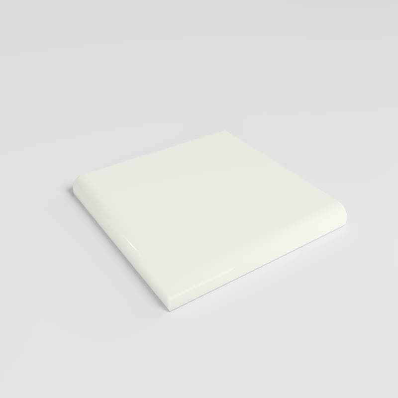 Color Collection Bright Biscuit 3x3 Single Bullnose Corner - Image 2