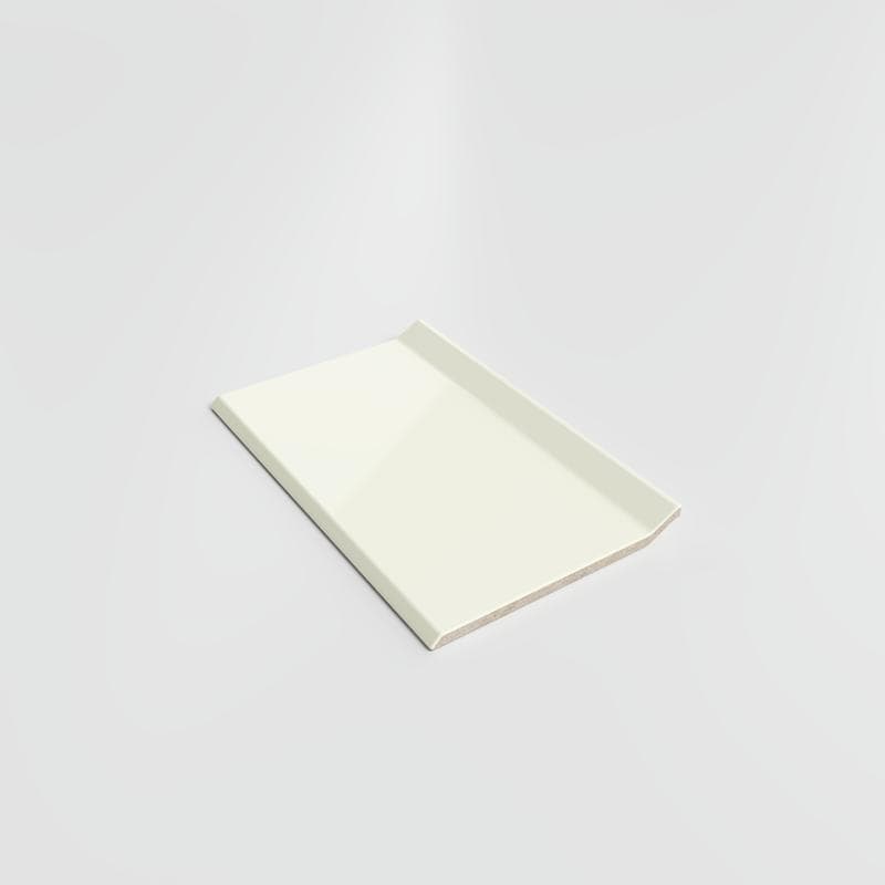 Color Collection Bright Biscuit 3 3/4 x 6 Cove - Flat Top - Image 2