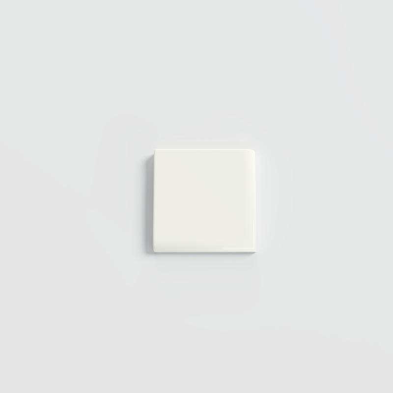 Color Collection Bright Biscuit 2x2 Single Bullnose Corner - Image 1