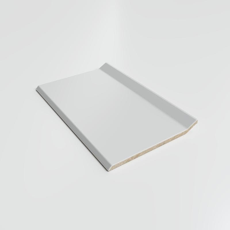 Color Collection Matte Tender Gray 4x6 Cove - Round Top - Image 2