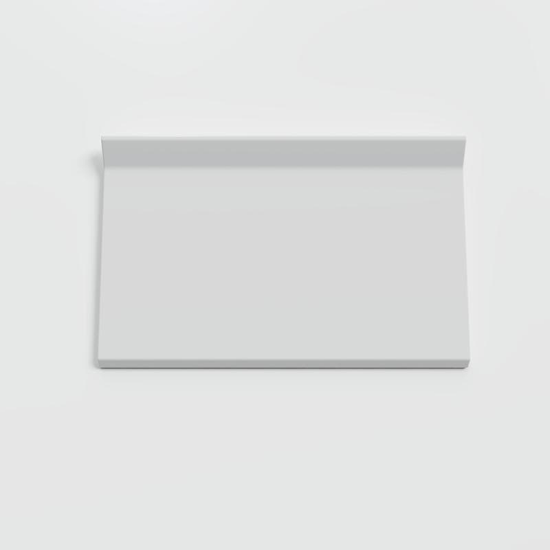 Color Collection Bright Tender Gray 4x6 Cove - Round Top - Image 1