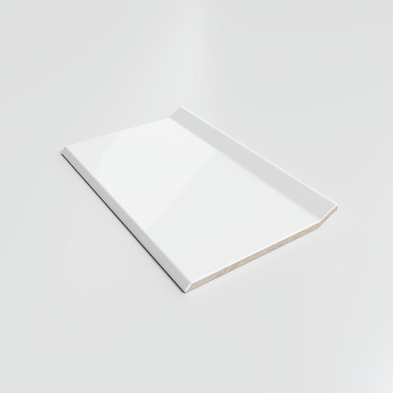 Color Collection Bright White Ice 4x6 Cove - Round Top - Image 2