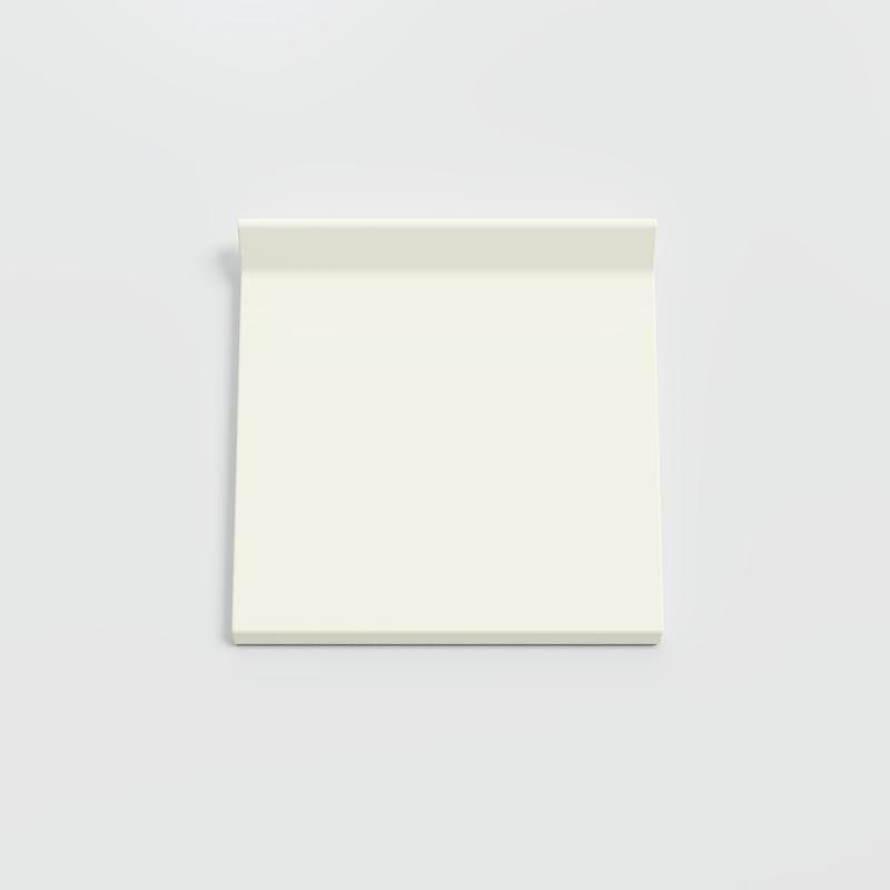 Color Collection Bright Biscuit 4-1/4 x 4-1/4 Cove - Flat Top - Image 1