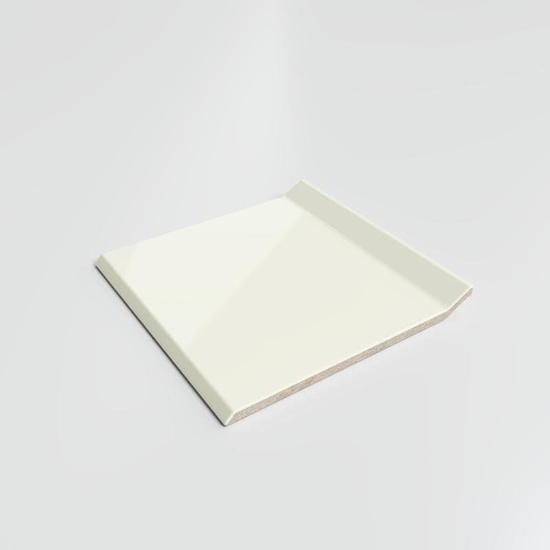 Color Collection Bright Biscuit 4-1/4 x 4-1/4 Cove - Flat Top - Image 2