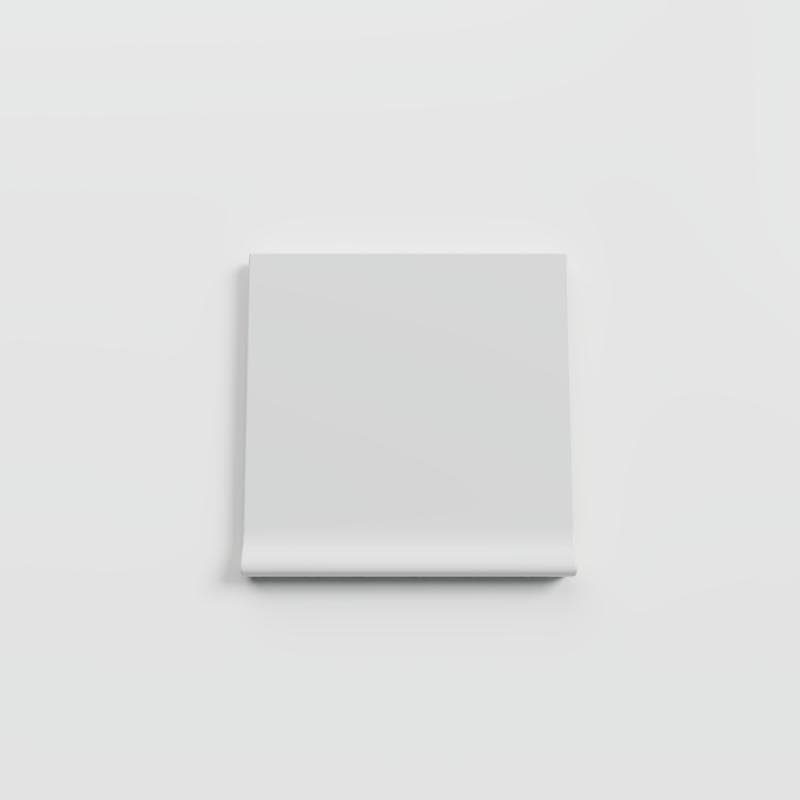 Color Collection Matte Tender Gray 6x6 RC Corner - Image 1