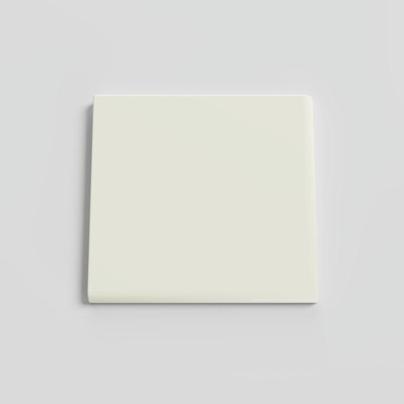 Color Collection Bright Biscuit 6x6 Single Bullnose Corner - Image 1