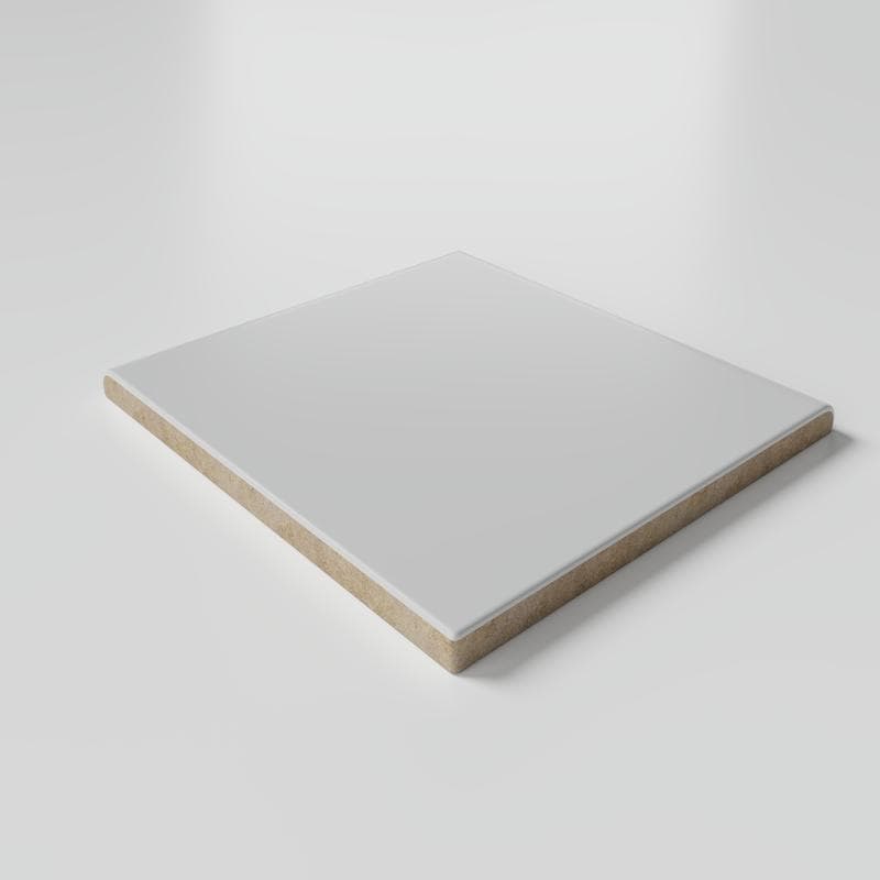 Color Collection Matte Tender Gray 6x6 Single Bullnose Corner - Image 3