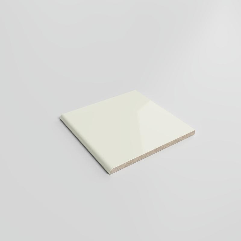Color Collection Bright Biscuit 6x6 Single Bullnose - Image 2