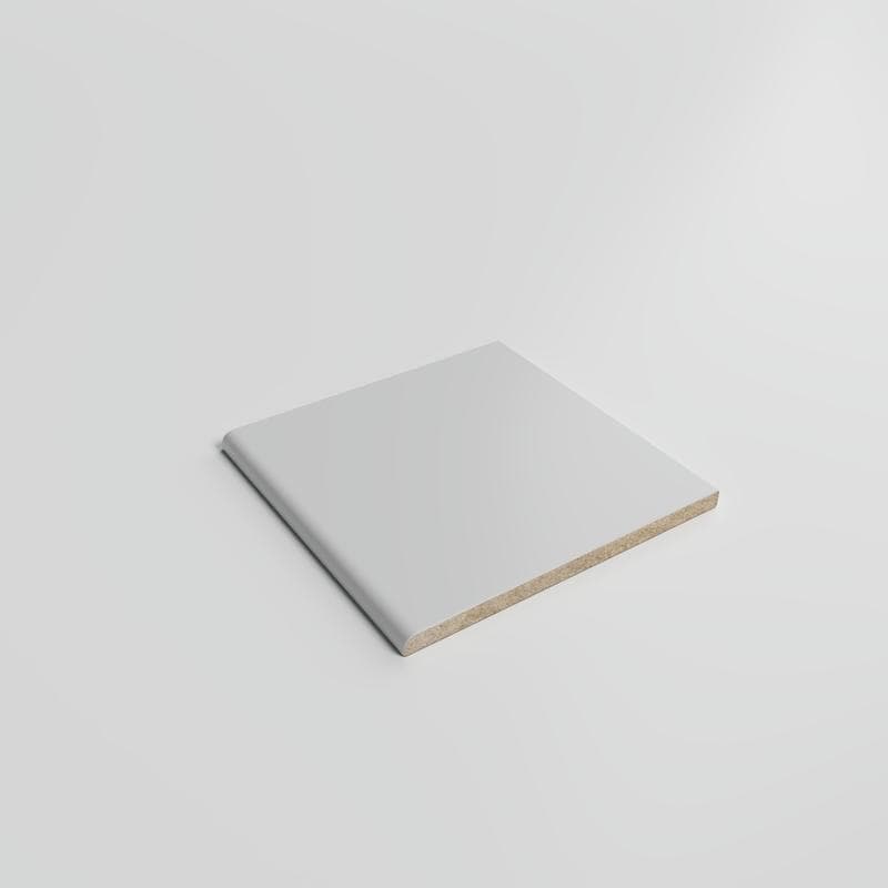 Color Collection Matte Tender Gray 6x6 Single Bullnose - Image 2