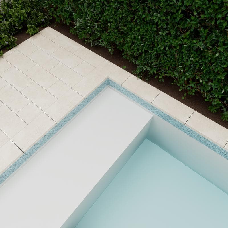 Aquabella Lakes Tahoe 6x6 Porcelain Bullnose Pool Tile - Image 11