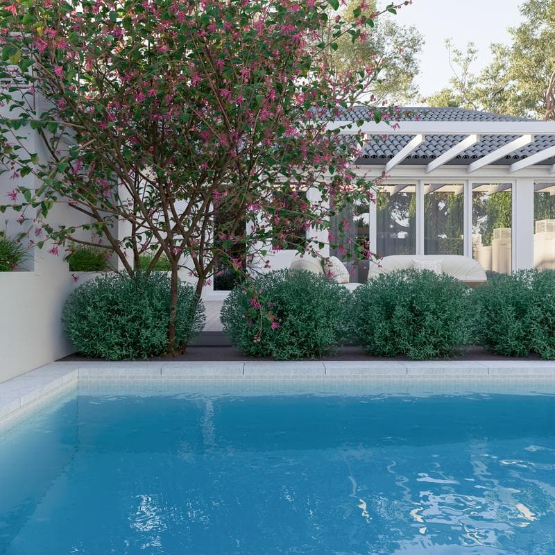 Aquabella Beachfront Palisades 1x2 Porcelain Mosaic 12"x12" Pool Tile - Image 7