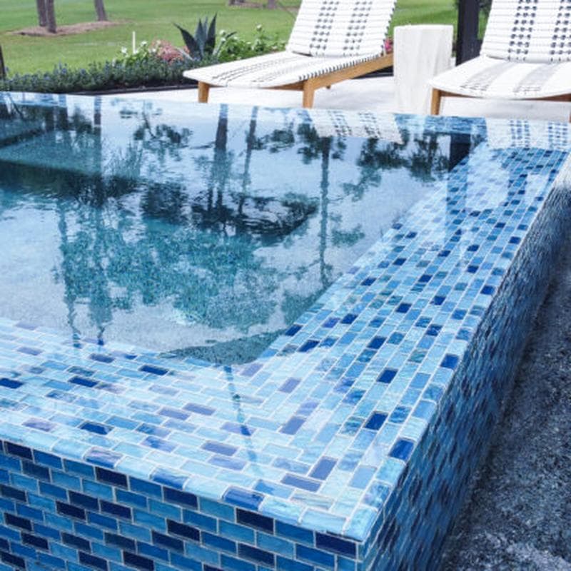 Aquabella Aurora Borealis Mystic 1x2 Glass Mosaic 12"x12" Pool Tile (AB-1212) - Image 16