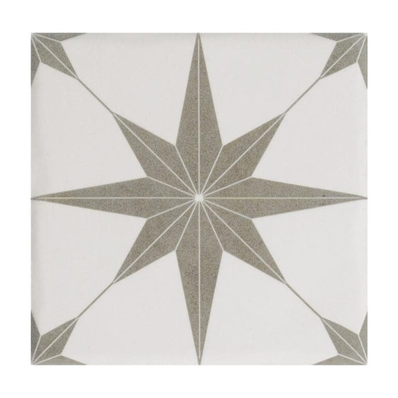 Aquabella Beachfront Palisades Star 6x6 Porcelain Pool Tile - Image 1