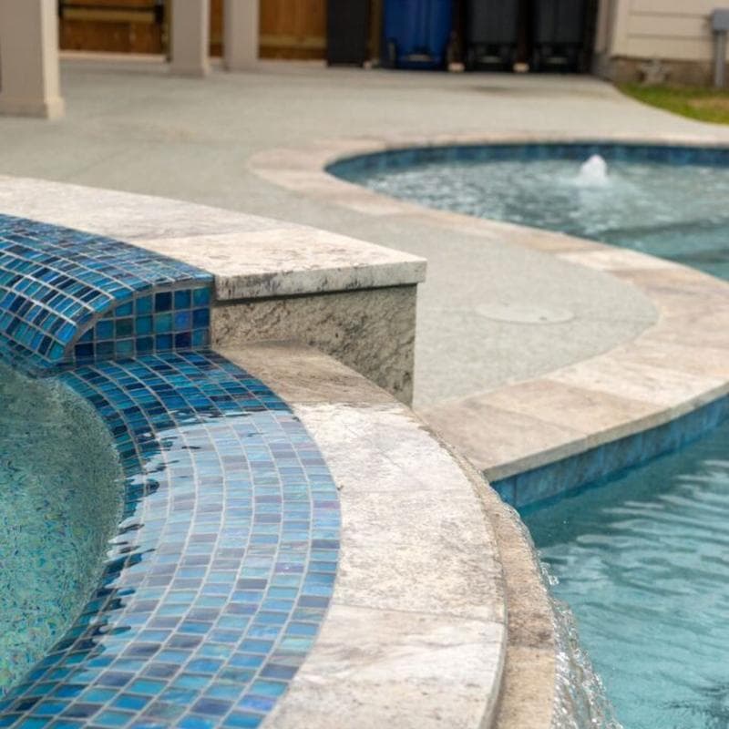 Aquabella Monticello Villanova 6x6 Porcelain Pool Tile - Image 14