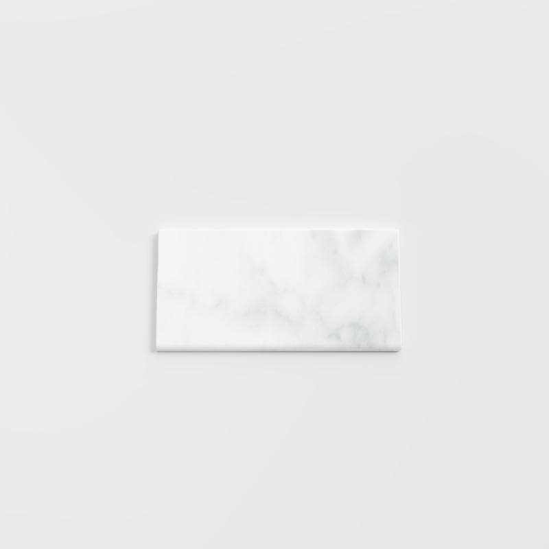 Statuary Wall Bright 3x6 Single Bullnose - Image 1