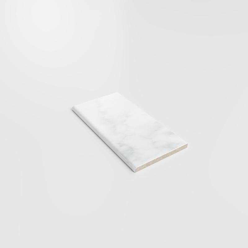 Statuary Wall Bright 3x6 Single Bullnose - Image 2