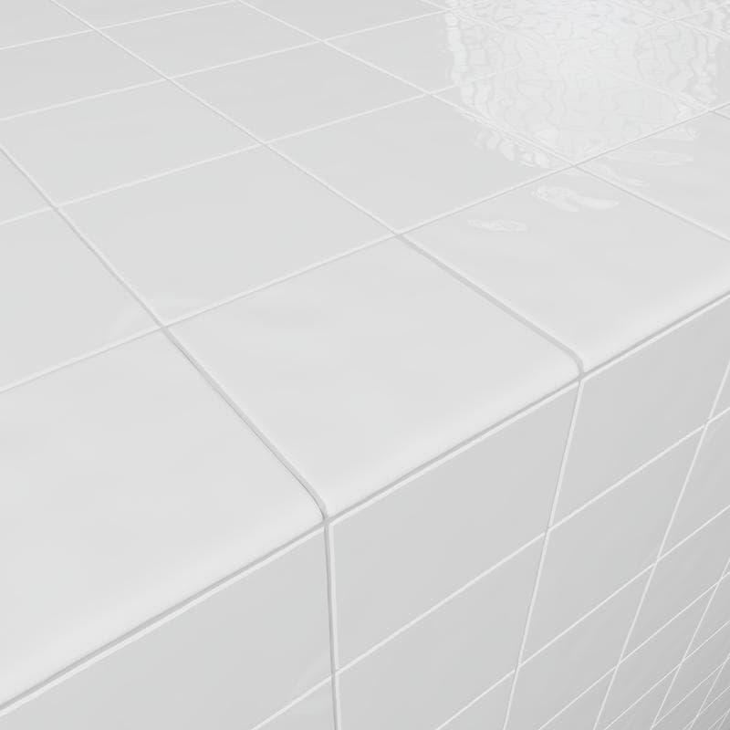 St Tropez Blanco 5x5 Bullnose - Image 2