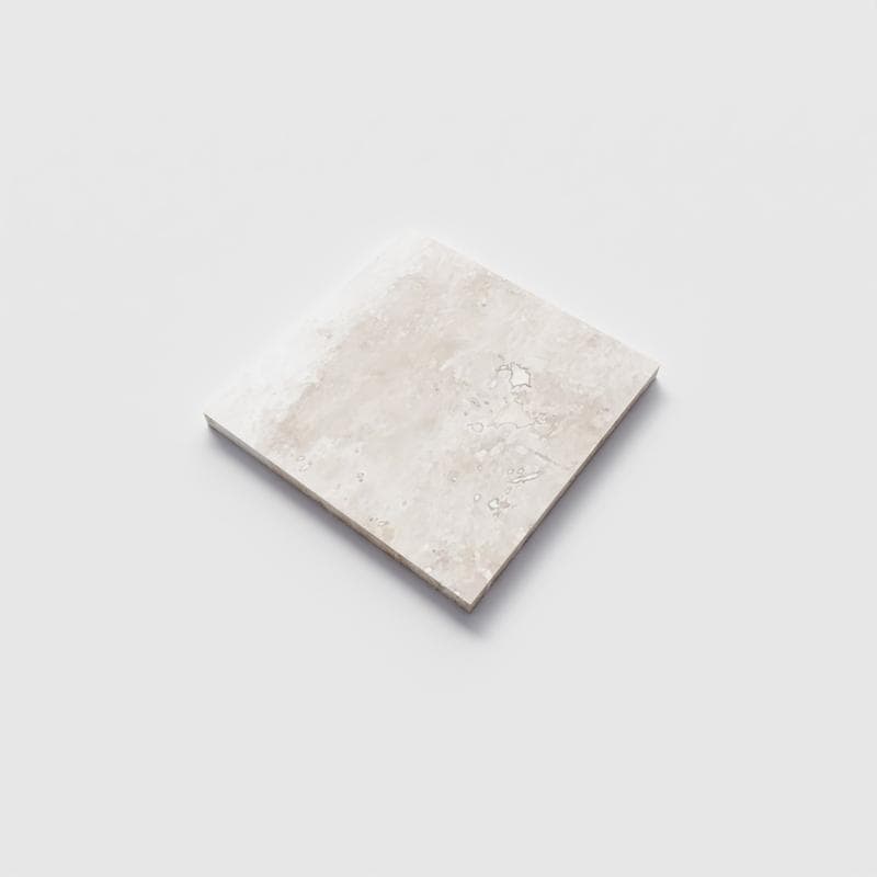 Cordoba Cream (Light/Ivory) Travertine Field Tile 12x12 - Image 2
