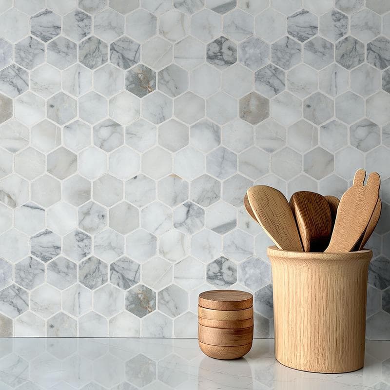 MSI Calacatta Cressa Hex Mosaic - Image 5
