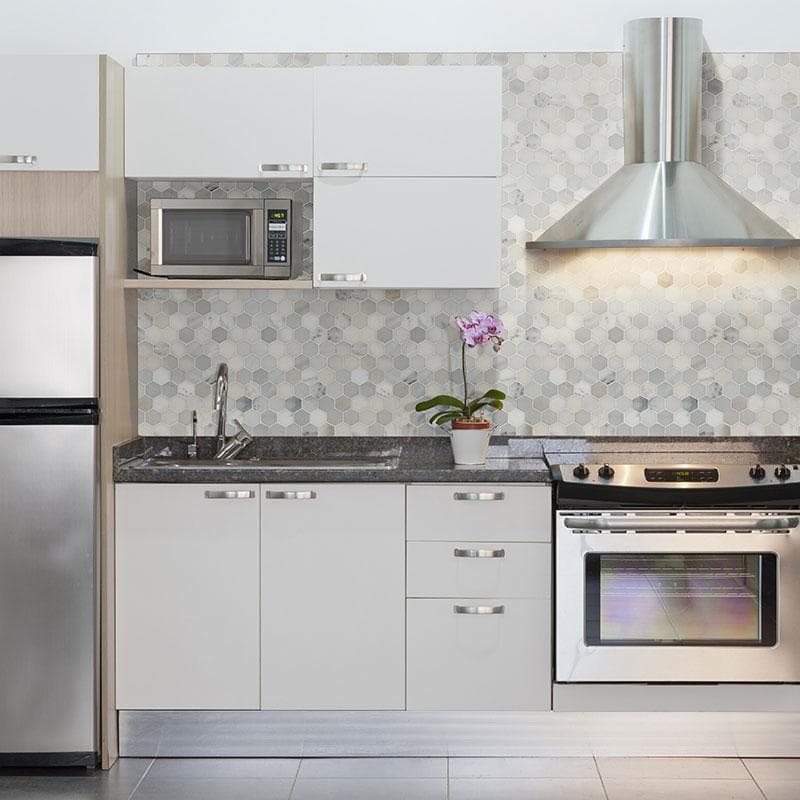 MSI Arabescato Carrara 2" Hexagon Honed - Image 2