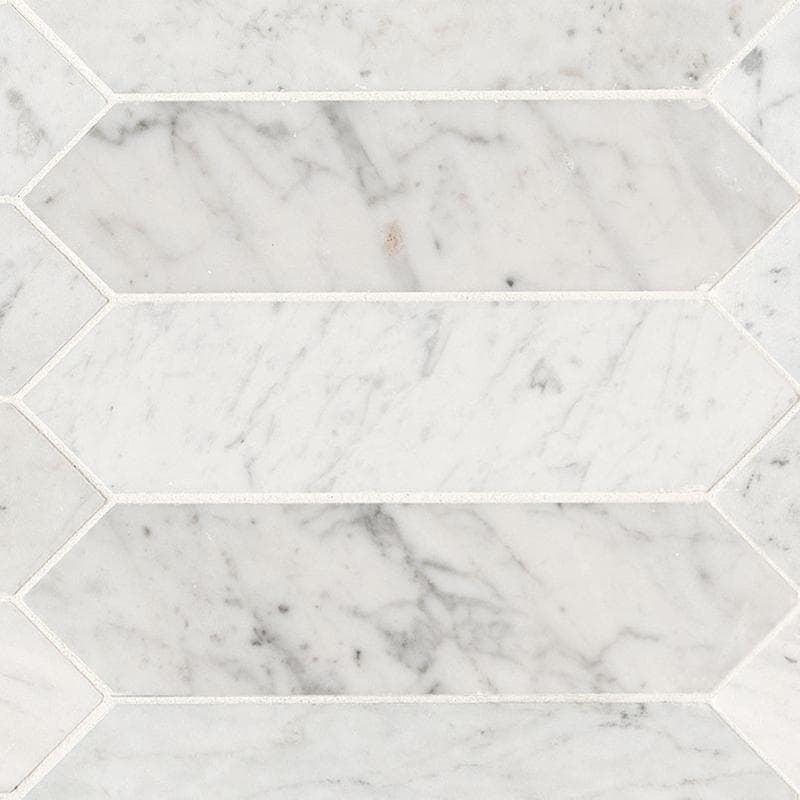 MSI Carrara White 3x12 Picket Honed - Image 1