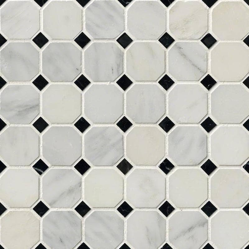 MSI Greecian White 2 Octagon Mosaic - Image 5