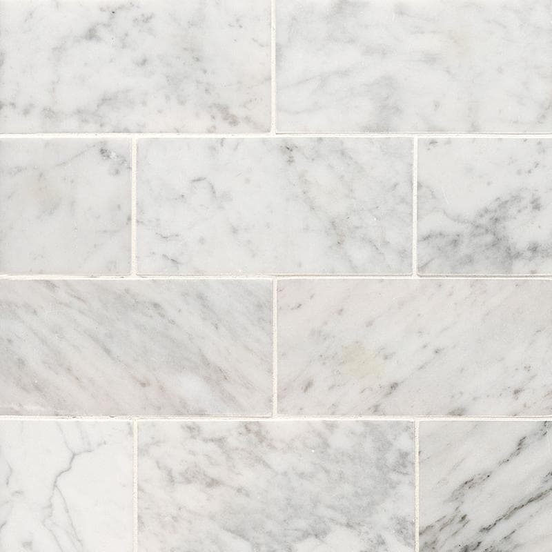 MSI Carrara White 3x6 Honed - Image 1