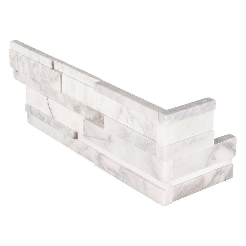 MSI Calacatta Cressa 3d Ledger Corner - Image 1