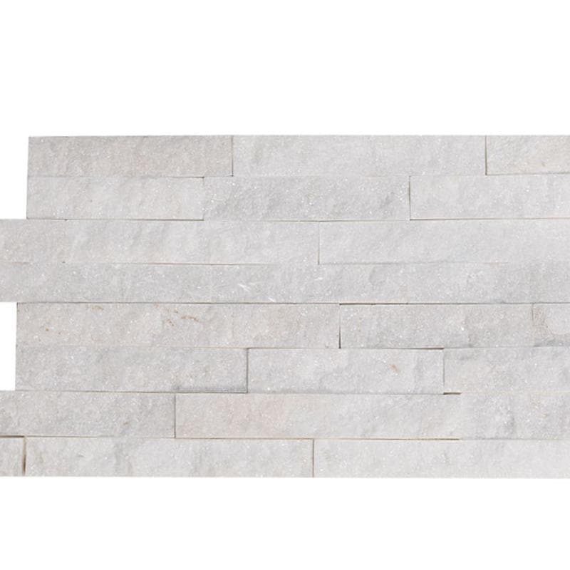 White Splitface Split Face 6x24 Ledger Panel Flats - Image 2